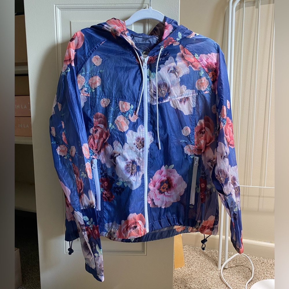 American Eagle Floral Rain Jacket